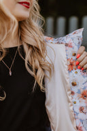 Sieviešu Softshell mētelis Beige FLowers