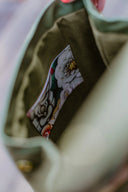 Backpack Khaki Roses