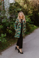 Sieviešu Softshell mētelis Black Floral