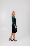 Velvet Dress Beta Dark Green