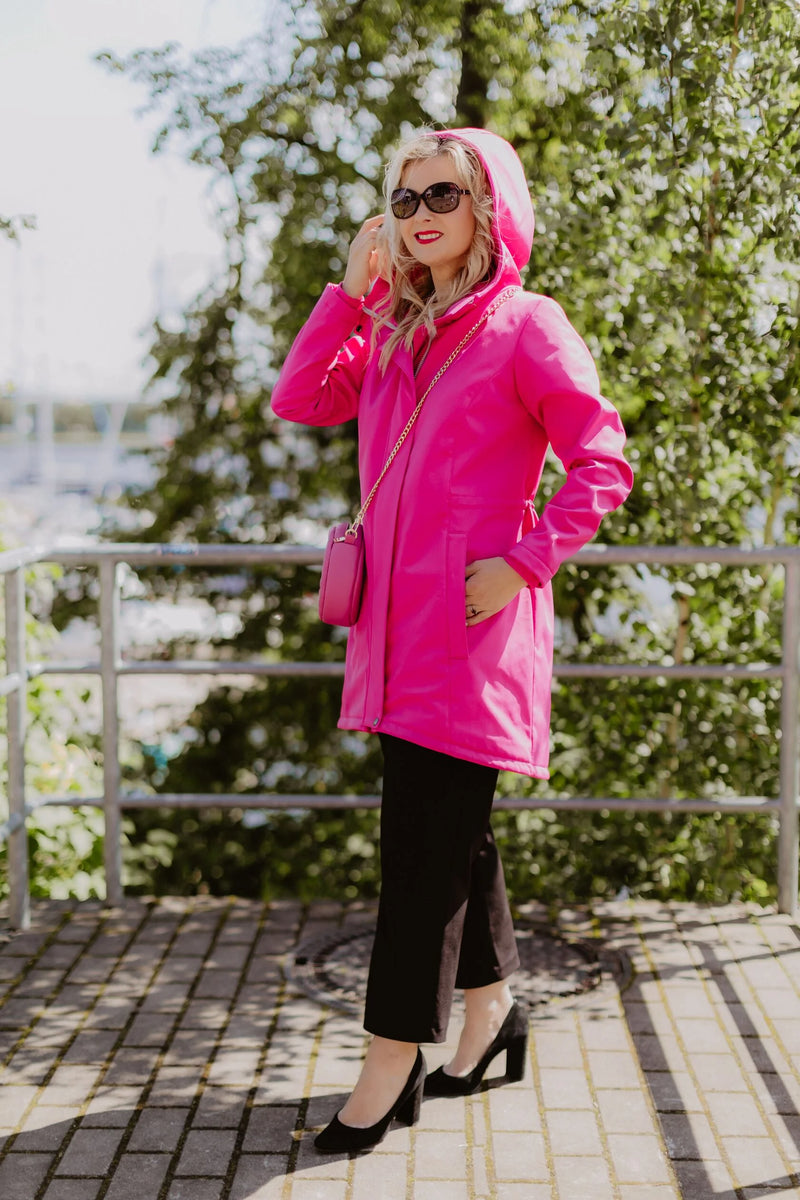 Women's Softshell Coat Fuchsia