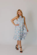 Dress Light Blue Feathers