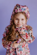 Girls' Softshell Coat Roses