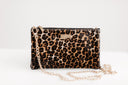 Clutch bag Black Leopard