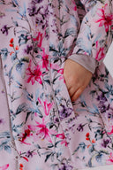 Girls' Softshell Coat Pink Spring Meadow