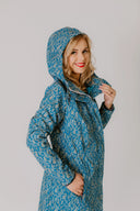 Sieviešu Softshell mētelis Tirkīzs Golden Corals