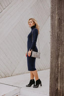 Clutch soma Grey Suede