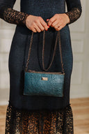 Clutch bag Electric Blue