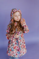 Girls' Softshell Coat Roses