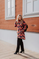 Sieviešu Softshell mētelis Orange Peonies