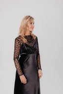 Samta Slip Kleita Karla Velvet Black