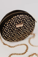 Round Gold Dots Handbag