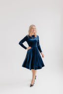 Velvet Dress Bella Anthracite