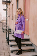 Clutch bag Purple Magnolia