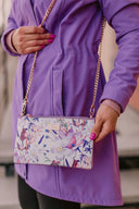 Clutch bag Purple Magnolia