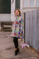 Clutch bag Fuschia Peonies