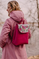 Backpack Fuchsia Peonies