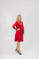 Velvet Dress Beta Red