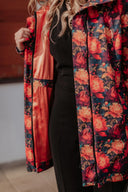 Sieviešu Softshell mētelis Orange Peonies