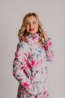 Women's Softshell Coat Pink Spring Meadow