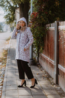 Sieviešu Softshell mētelis White Flowers