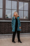 Sieviešu Softshell mētelis Blue Leaves