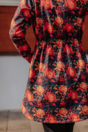 Sieviešu Softshell mētelis Orange Peonies