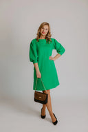 Sweater dress Bright green