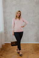 Tops Powder Pink Roses