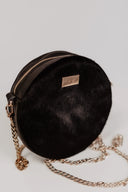 Handbag Round Black Pony
