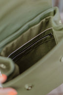 Backpack Khaki Leaves