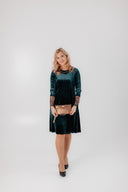 Velvet Dress Beta Dark Green