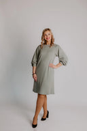 Khaki sweater dress