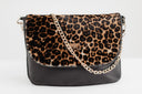 Handbag - Baguette type Black Leopard