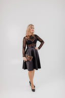 Melns Tilla tops Black Dots