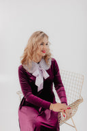 Velvet Dress Bella Plum