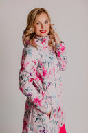 Women's Softshell Coat Pink Spring Meadow