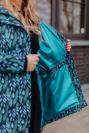 Sieviešu Softshell mētelis Blue Leaves