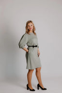 Khaki sweater dress