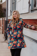 Sieviešu Softshell mētelis Vintage Flowers