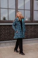 Sieviešu Softshell mētelis Blue Leaves