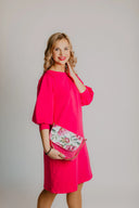 Jumper dress Fuchsia