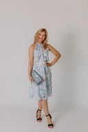 Dress Light Blue Feathers