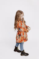 Girls' Softshell Coat Orange Time