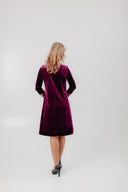 Velvet Dress Beta Plum