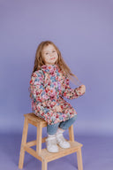 Girls' Softshell Coat Roses