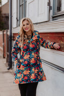 Sieviešu Softshell mētelis Vintage Flowers