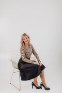 Bēšs Tilla tops Black Dots