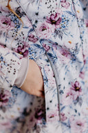 Girls' Softshell Coat White Roses