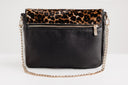 Handbag - Baguette type Black Leopard